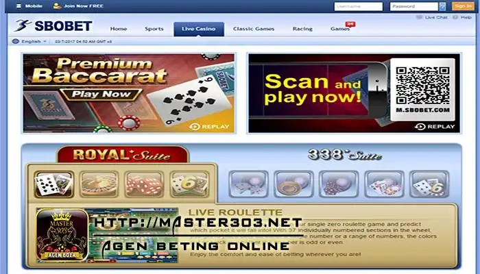 live casino online sbobet